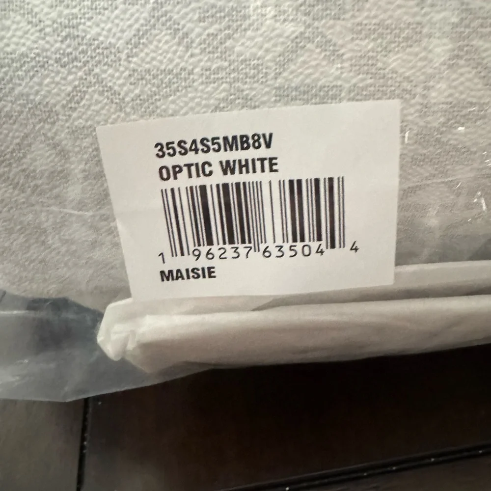 White Monogram Backpack - Picture 4 of 4